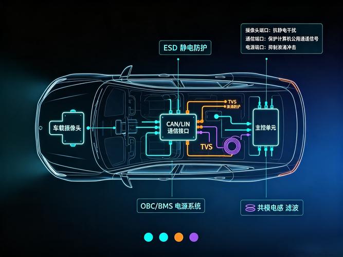 汽车电子元器件赛道景气上行,车规 emc 防护器件国产替代加速